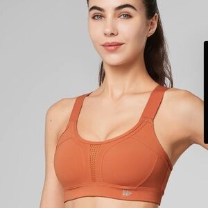 Yvette power adjustable cross back padded running sports bra size L